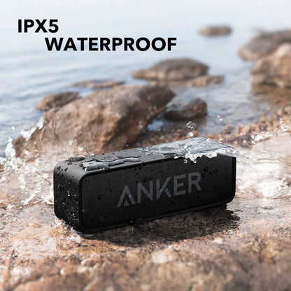 Upgraded, Anker Soundcore Bluetooth Speaker with IPX5 Waterproof, Stereo Sound, 24H Playtime, Portable Wireless Speaker for iPhone, Samsung and More - Available at All In One Marketplace Canada