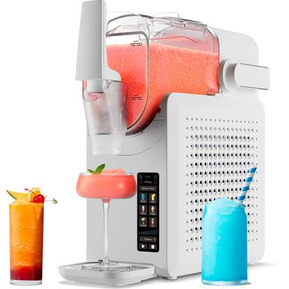 Iceman by Chefman Slush-Ease MAX 90oz Slushie Machine, 64oz Liquid Capacity Frozen Drink Maker & Slushy Machine with 5 Presets and LED Display, Perfect for Frozen Margaritas, Frappes, Smoothies