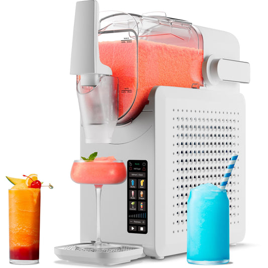 Iceman by Chefman Slush-Ease MAX 90oz Slushie Machine, 64oz Liquid Capacity Frozen Drink Maker & Slushy Machine with 5 Presets and LED Display, Perfect for Frozen Margaritas, Frappes, Smoothies
