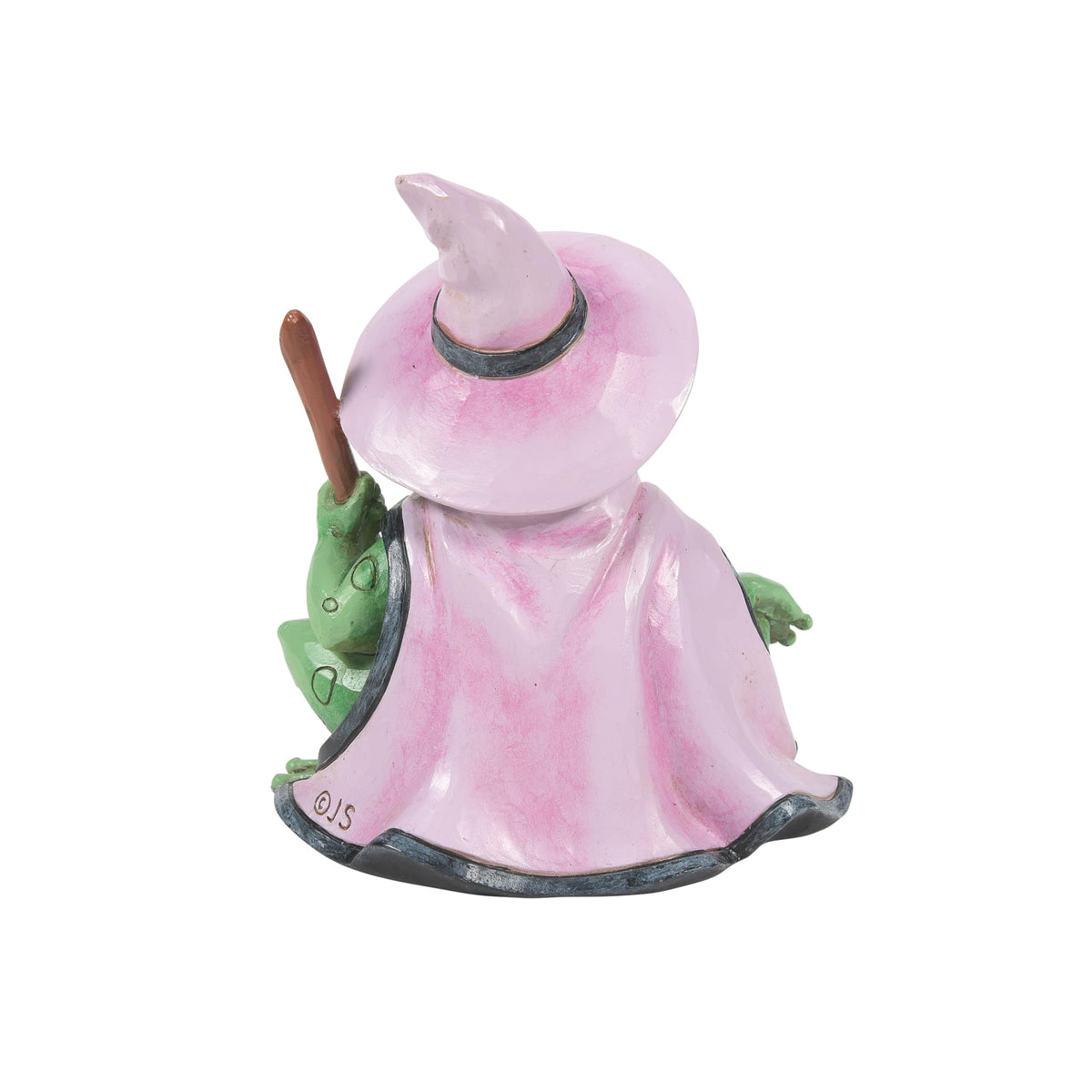 Enesco Jim Shore Heartwood Creek Halloween Frog Dressed as Witch Miniature Figurine, 3.43 Inch, Multicolor