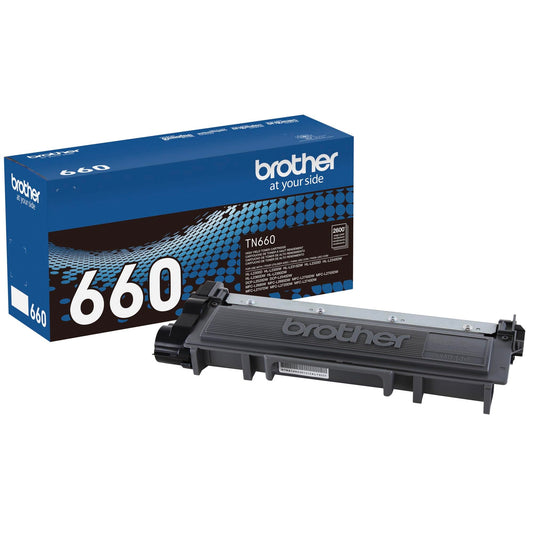 Brother Original TN660 High-Yield Black Toner Cartridge, Higher Yield for Value, Original Toner Replacement cartridges, Toner for Brother Laser Printers HL-L2320D, DCP-L2520DW, MFC-L2700DW and More