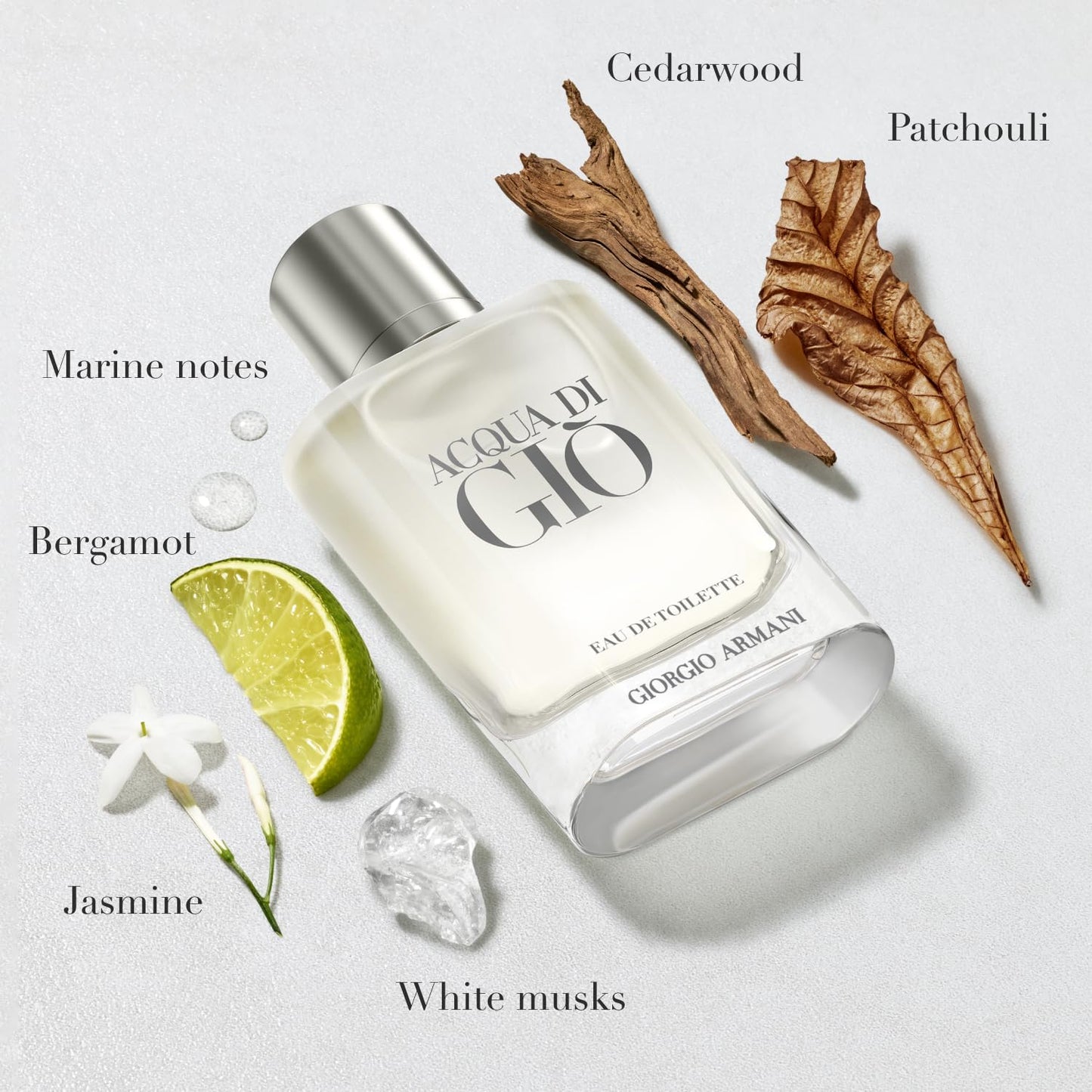 Armani beauty - Acqua di Gio - Eau de Toilette - Cologne for Men - Long Lasting Fragrance with Bergamot notes, Jasmine, White Musks, Patchouli & Cedarwood – 3.3 Fl Oz - Available at All In One Marketplace Canada