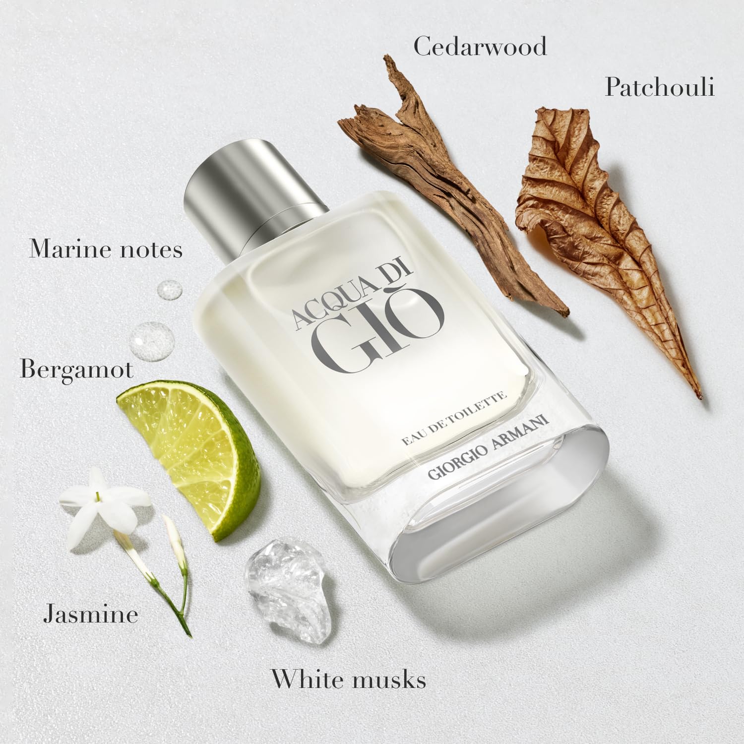 Armani beauty - Acqua di Gio - Eau de Toilette - Cologne for Men - Long Lasting Fragrance with Bergamot notes, Jasmine, White Musks, Patchouli & Cedarwood – 3.3 Fl Oz - Available at All In One Marketplace Canada