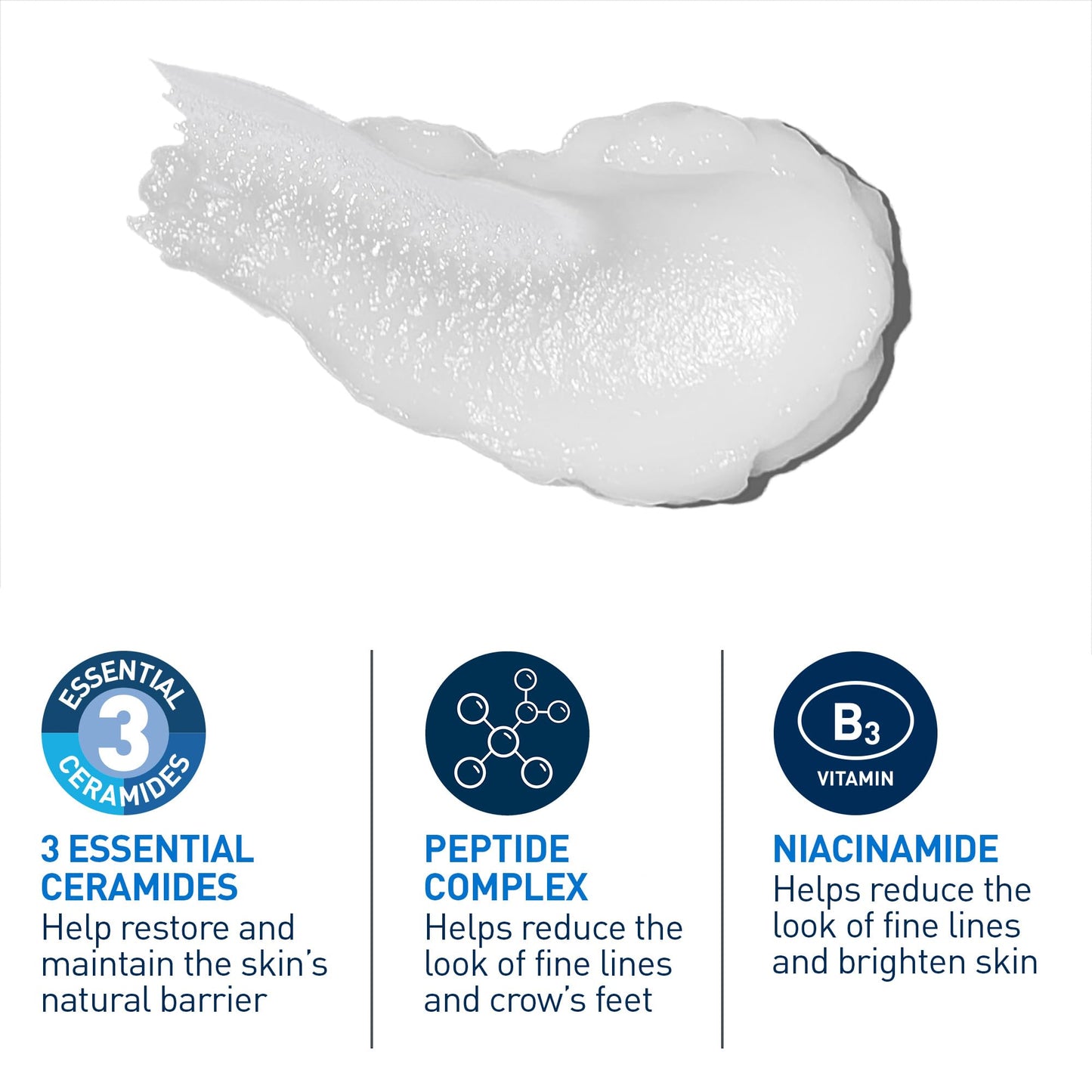 CeraVe Skin Renewing Eye Cream, Under Eye Cream with Caffeine, Peptides, & Hyaluronic Acid, Reduce Appearance of Fine Lines. Fragrance-Free & Ophthalmologist Tested, 15 mL - Available at All In One Marketplace Canada