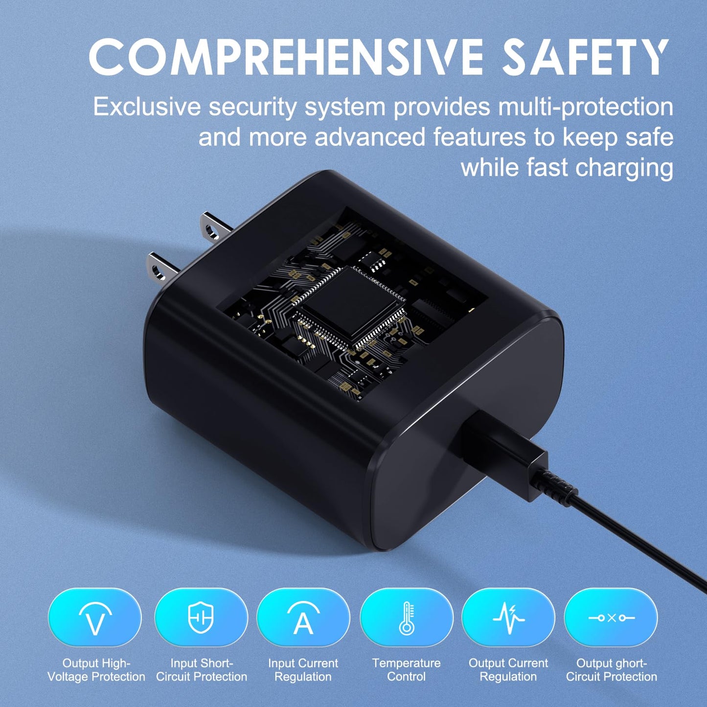 Samsung Super Fast Charger, 45W USB-C Super Fast Charging Wall Charger & 10ft C Cable for Samsung Galaxy S26 Ultra/S26/S26+/S25 Ultra/S25/S25+/S24 Ultra/S24/S24+/S23 Ultra/S23/S23+/S22/Note10/20 - Available at All In One Marketplace Canada
