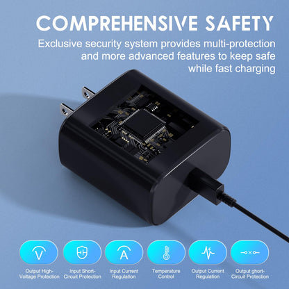 Samsung Super Fast Charger, 45W USB-C Super Fast Charging Wall Charger & 10ft C Cable for Samsung Galaxy S26 Ultra/S26/S26+/S25 Ultra/S25/S25+/S24 Ultra/S24/S24+/S23 Ultra/S23/S23+/S22/Note10/20 - Available at All In One Marketplace Canada