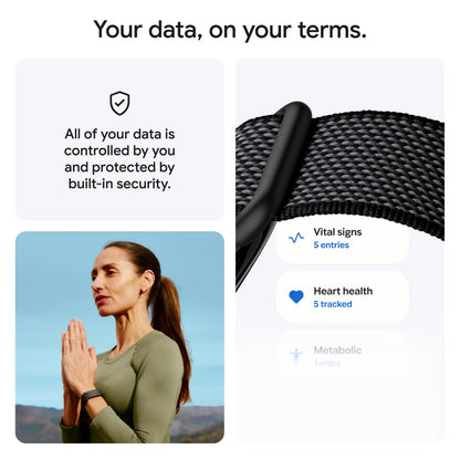 Google Fitbit Air - Screenless Activity Tracker - Fog