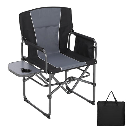 Oversized Heavy Duty Folding Camping Director Chair for Adults IDEALHOUSE