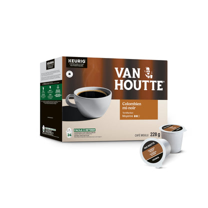 Van Houtte Colombian Medium K-Cup Coffee Pods, 24 Count For Keurig Coffee Makers