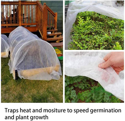 13 x 6.5 Ft Winter Plant Covers Freeze Protection -Warm Rectangle Plant Protection Cover, Frost Cloth Blanket Protecting Fruit Tree Potted Plants from Freezing Animals Eating 🍁 All In One Marketplace Canada