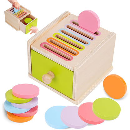 FCSONU Toddlers Montessori Coin Box Toys for 1 2 3 Year Old Boys Girls Baby 🍁 All In One Marketplace Canada