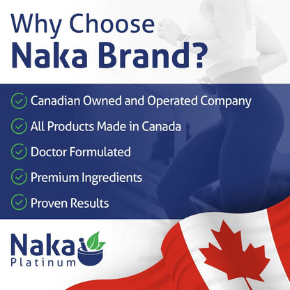 Naka Platinum Creatine Monohydrate Capsules — 100% Pure Micronized — 3g Per Dose — Supplement for Muscle Growth, Increased Strength, Enhanced Energy and Improved Athletic/Sports Performance — Vegan, Gluten-Free, Made in Canada — 50 servings — 200 vcaps