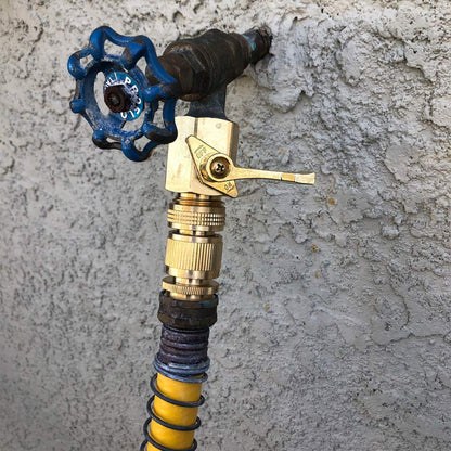 HQMPC Garden Hose Quick Connect Solid Brass Quick Connector Garden Hose Fitting Water Hose Connectors 3/4 inch GHT (2SETS) 🍁 All In One Marketplace Canada