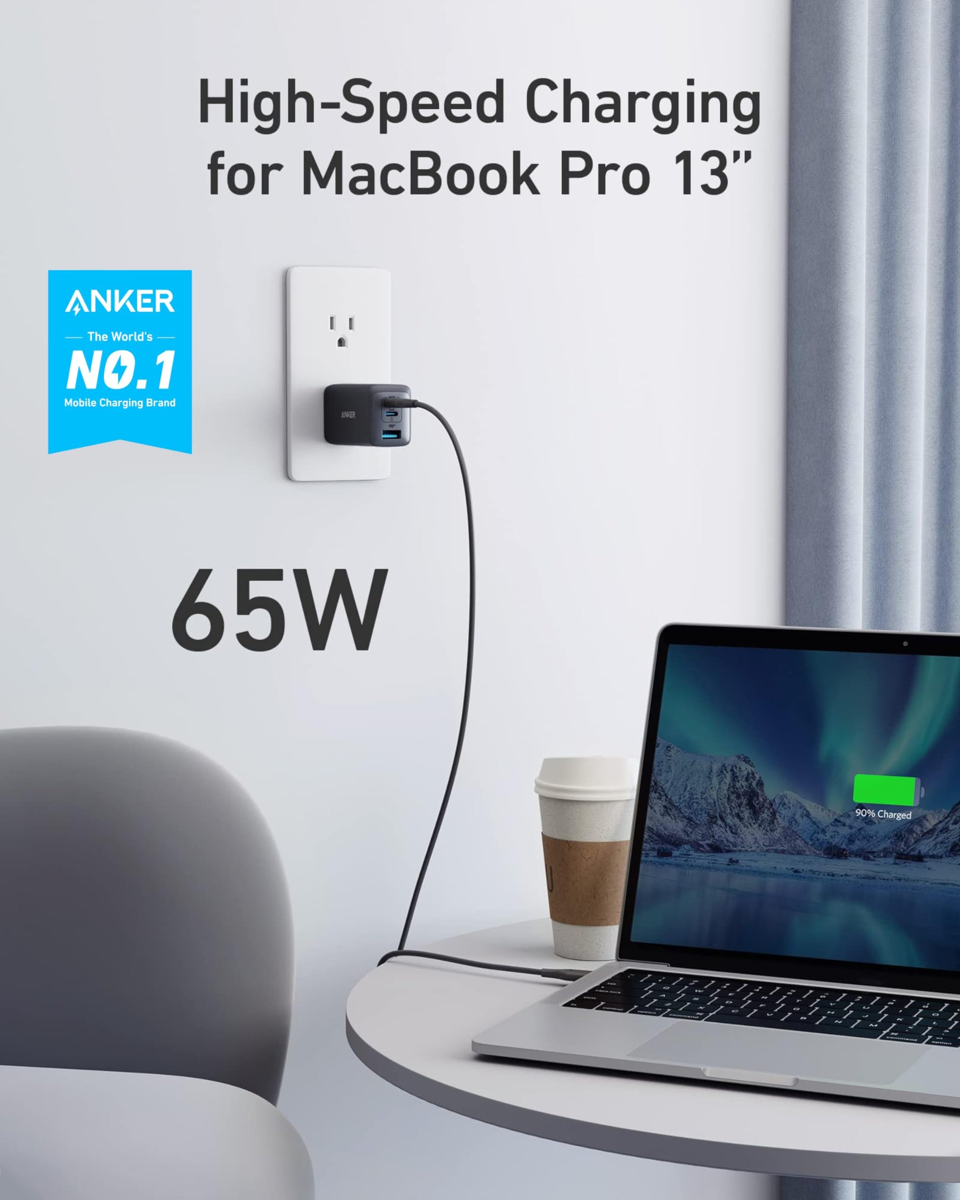 Anker USB C Charger Block(Nano II 65W), iPhone Charger 3-Port Fast Foldable, Wall Charger for iPhone 17/16/16 Pro, MacBook Pro/Air, iPad Pro, Galaxy S20, Dell XPS 13, Note 20/10+, Steam Deck, and More - Available at All In One Marketplace Canada