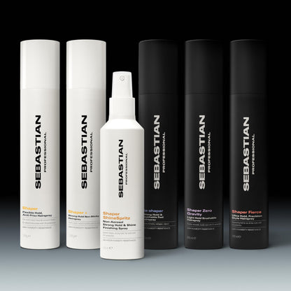 Sebastian Professional Shaper Hairspray | Flexible Hold | Anti-Frizz | 10.6 oz | 300 g | Packaging May Vary Professional Sebastian