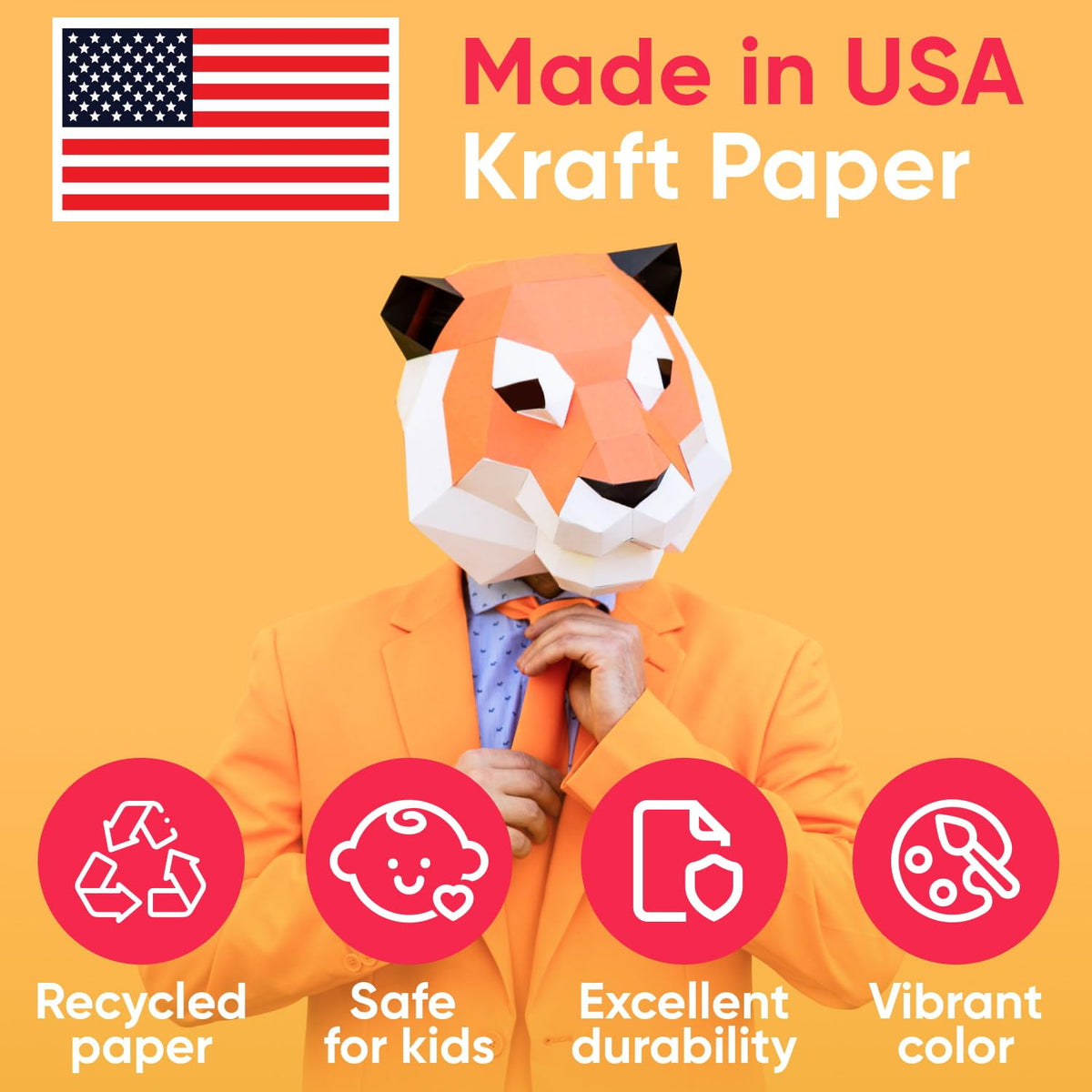 Paclord USA-Made 18" x 1200" (100 ft) Halloween Black Roll Paper, 45 lbs Thickness, Kraft Paper for School, Art Projects, Gift Wrapping, Bulletin Board