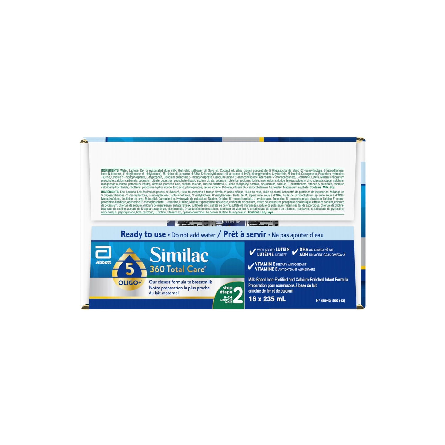 Similac 360 Total Care Step 2 Ready-To-Feed 16x235mL Bottles