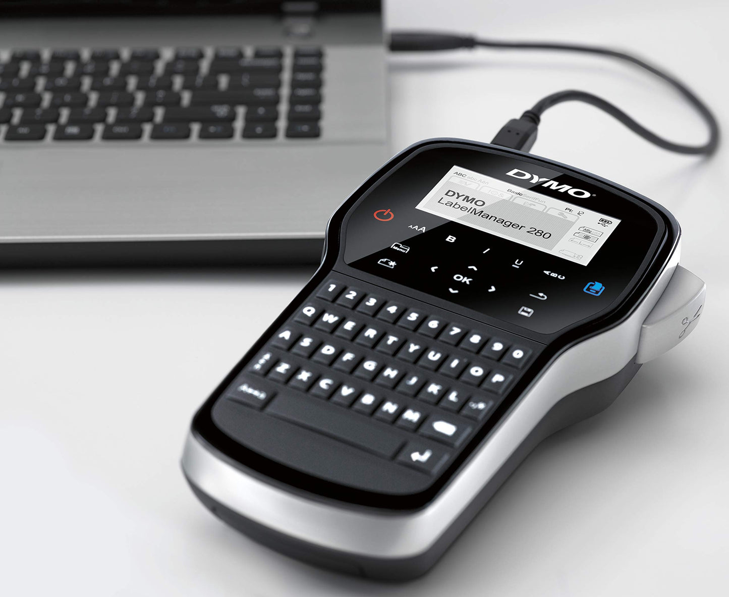 DYMO LabelManager 280 Rechargeable Portable Label Maker, Label Printer for Home & Office Organization - Easy-to-Use, One-Touch Smart Keys, QWERTY Keyboard, PC and Mac Connectivity DYMO