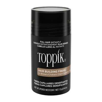 TOPPIK Hair Building Fibers,12 g, Fill In Fine or Thinning Hair, Instantly Thicker Looking, Multiple Shades for Men & Women