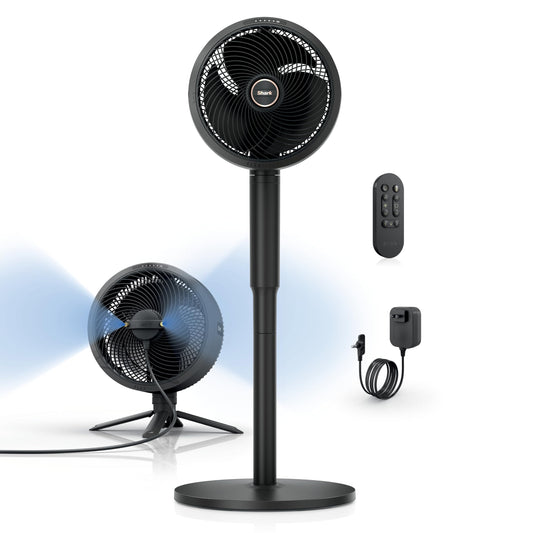 Shark FlexBreeze Outdoor & Indoor Fan with InstaCool Misting attachment, Cordless & Corded, from pedestal to tabletop. Portable, 24-hour runtime, quiet, powerful, 70ft Range, FA222C (Canadian Version) - Available at All In One Marketplace Canada