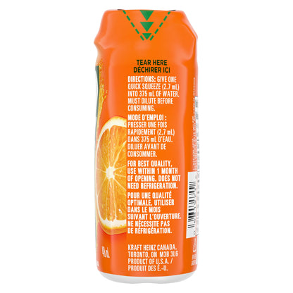 Tang Orange Liquid Drink Mix, 48 mL Bottle (Pack of 12) - Available at All In One Marketplace Canada