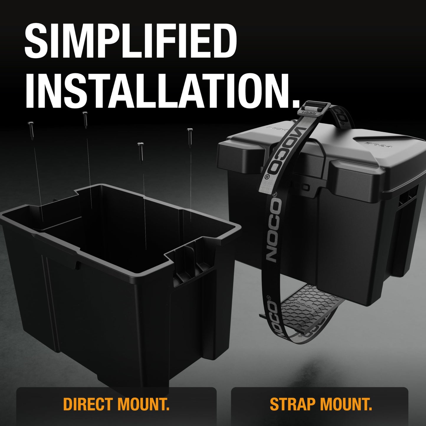 NOCO Snap-Top BG24 Battery Box, Group 24 12V Battery Box for Marine, Automotive, RV, Boat, Camper and Travel Trailer Batteries 🍁 All In One Marketplace Canada