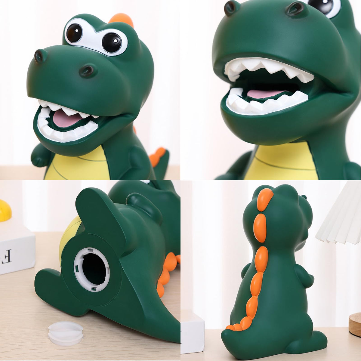 Lirunshe Piggy Bank for Boys, Unbreakable Plastic Dinosaur Piggy Bank for Kids, Children's Money Bank Coin Bank, Gifts for Birthday Christmas Baby Shower 🍁 All In One Marketplace Canada