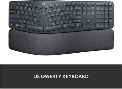 Logitech Ergo K860 Wireless Ergonomic Split Keyboard with Wrist Rest