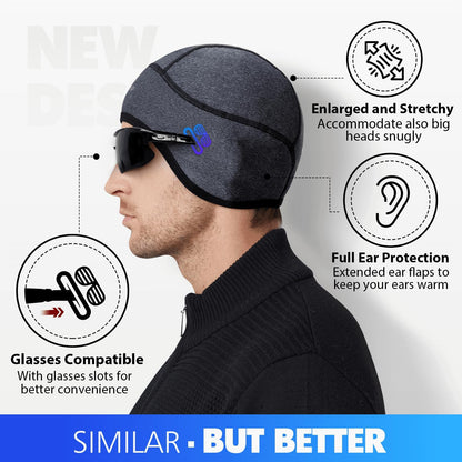 HIKENTURE Winter Skull Cap, Windproof Helmet Liner for Men Women, Grey 🍁 All In One Marketplace Canada