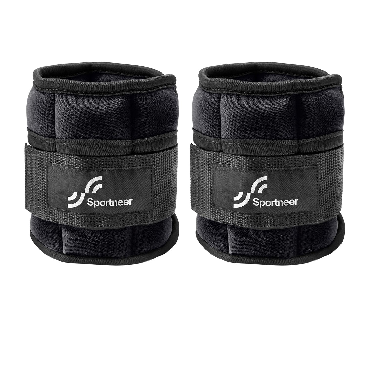 Sportneer Adjustable Ankle Weights 1 Pair 2 4 6 8 10 Lbs Leg Weight Straps for Women Men, Weighted Ankle Weights Set for Gym, Fitness, Workout, Walking, Jogging,1-5 lbs Each Ankle Weight, 1 Pair 2-10 lbs