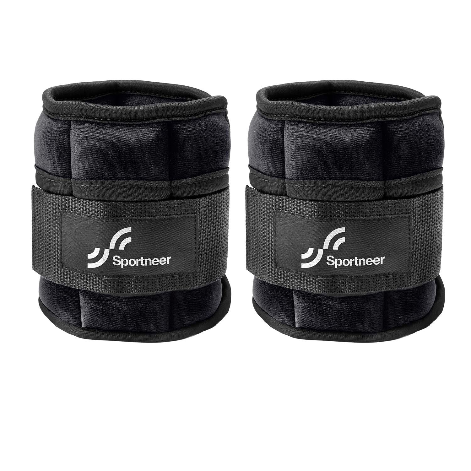 Sportneer Adjustable Ankle Weights 1 Pair 2 4 6 8 10 Lbs Leg Weight Straps for Women Men, Weighted Ankle Weights Set for Gym, Fitness, Workout, Walking, Jogging,1-5 lbs Each Ankle Weight, 1 Pair 2-10 lbs