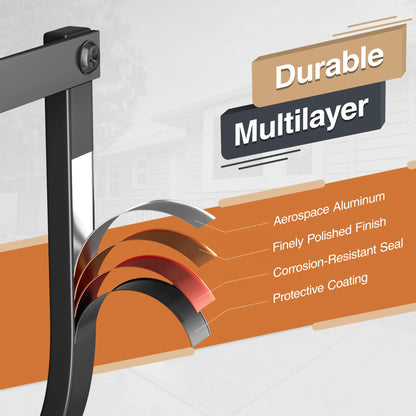 Garden Hose Holder Wall Mount - Heavy Duty Metal Water Hose Hanger for Outside, Durable Hose Hook for Garden, Garage, or Yard Storage - Available at All In One Marketplace Canada