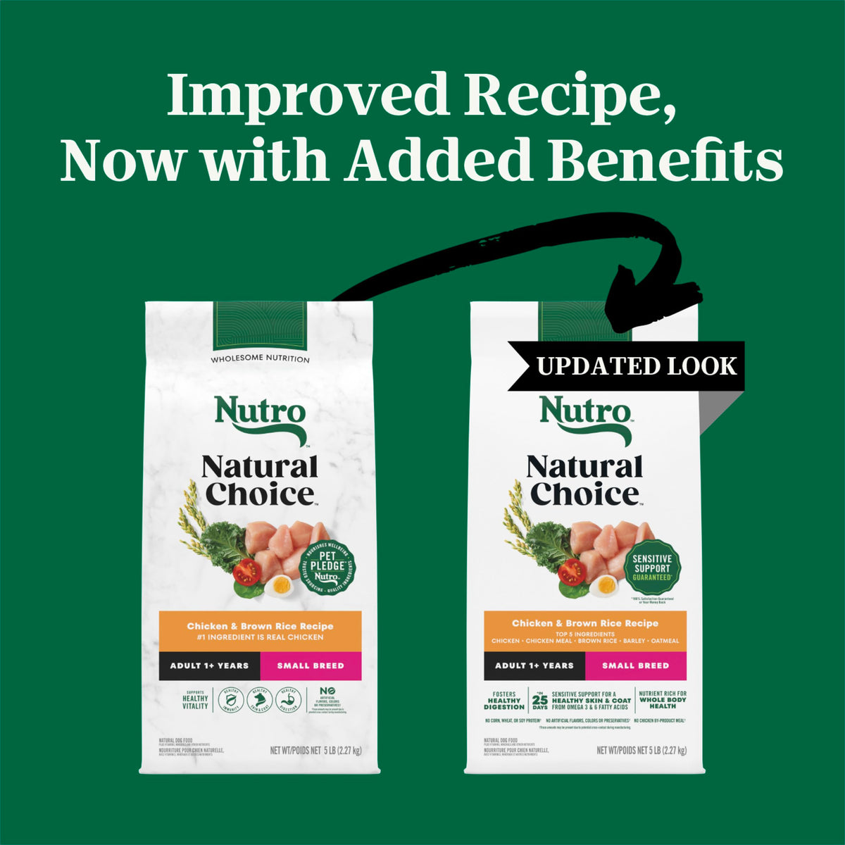 Nutro Natural Choice Adult Dry Dog Food, Chicken Flavour, 2.27kg