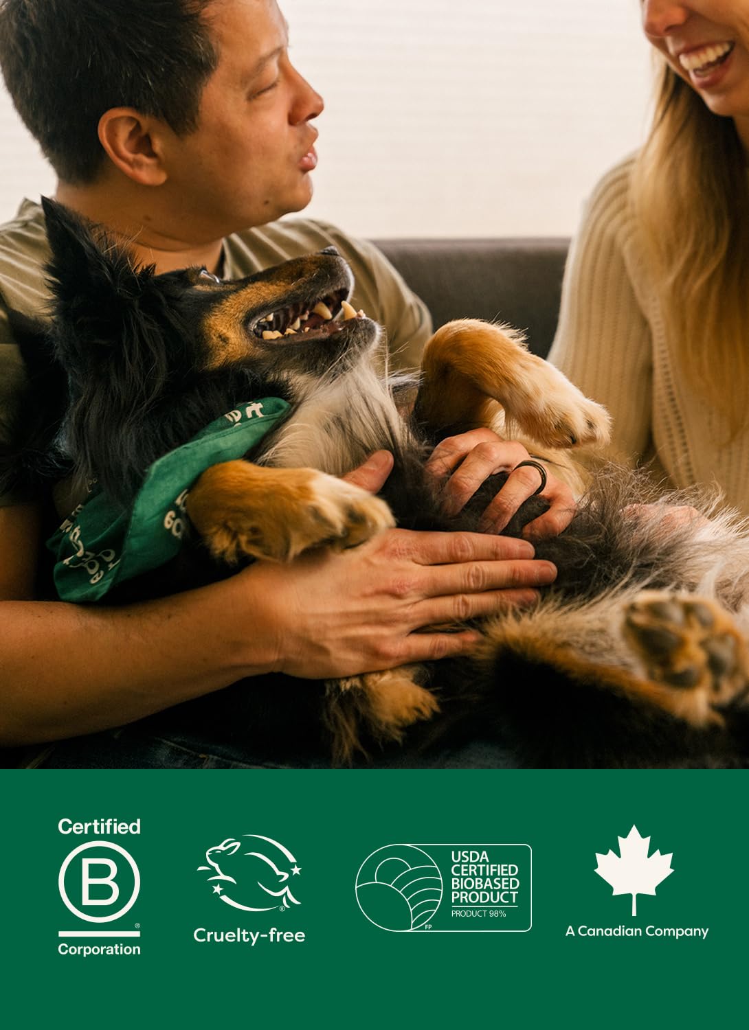 Earth Rated (A Canadian Company) Pet Wipes for Dogs and Cats, Hypoallergenic, 3-in-1 Cleaning, Deodorizing and Hydrating, for Grooming Paws, Body and Butt, New White Tea and Basil Scent, 400 Count