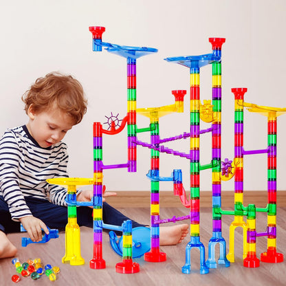 Meland Marble Run with Construction Set & Glow Marbles, STEM Toy for Kids 🍁 All In One Marketplace Canada