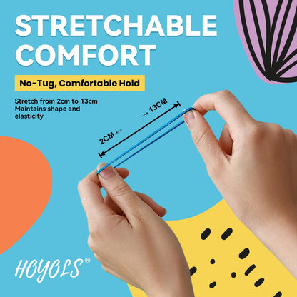 HOYOLS Baby Hair Ties Rubber Bands for Toddler Infants Kids Girls Thin Small Hair Elastics TPU 1500 Piece Pack - Available at All In One Marketplace Canada