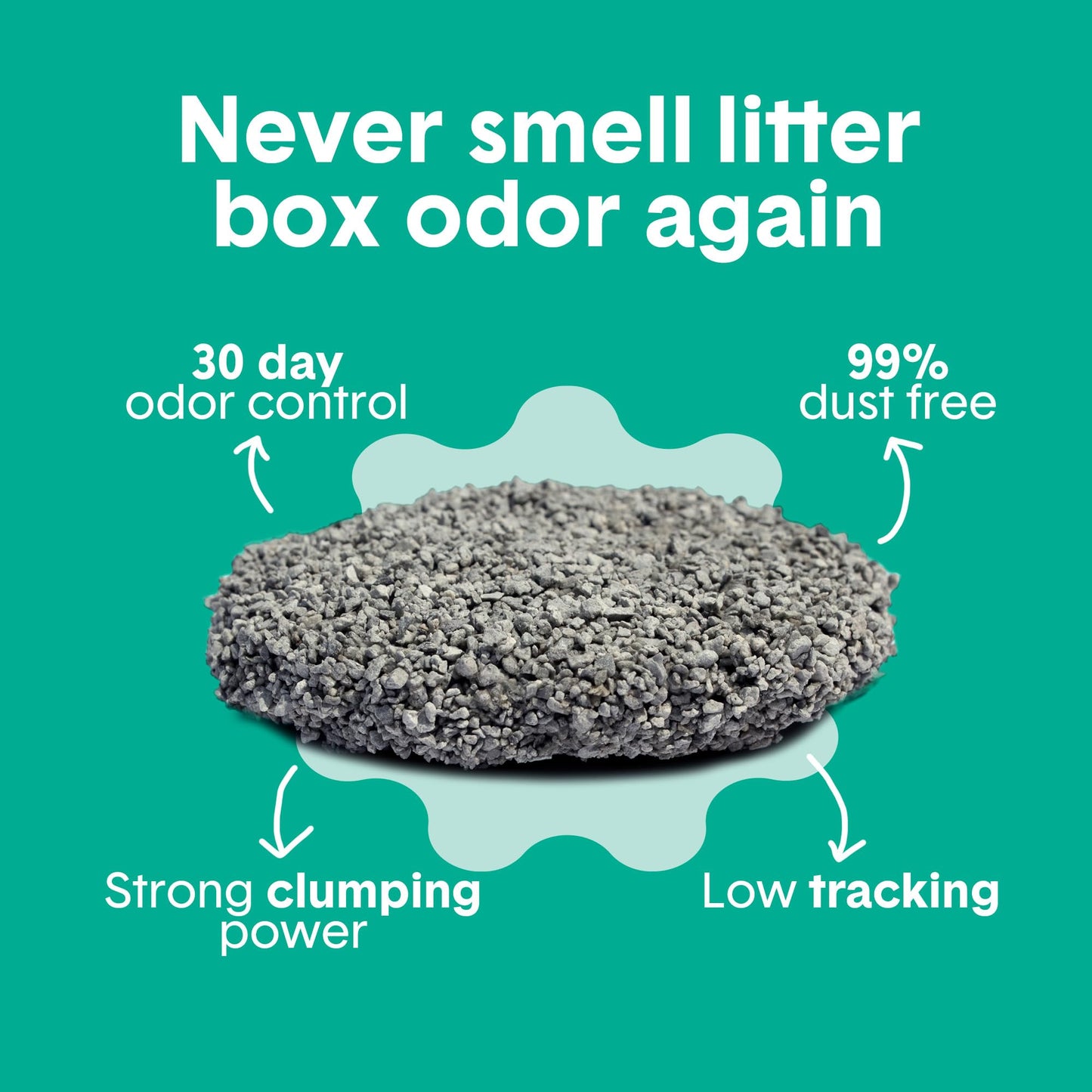 Boxie Premium Gently Scented Cat Litter 30 Day Odor Control Clumping Clay Kitty Litter, 99.9% Dust-Free, No Fillers, 28 lb