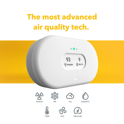 Airthings 2960 View Plus - Radon & Air Quality Monitor (PM, CO2, VOC, Humidity, Temp, Pressure) 🍁 All In One Marketplace Canada