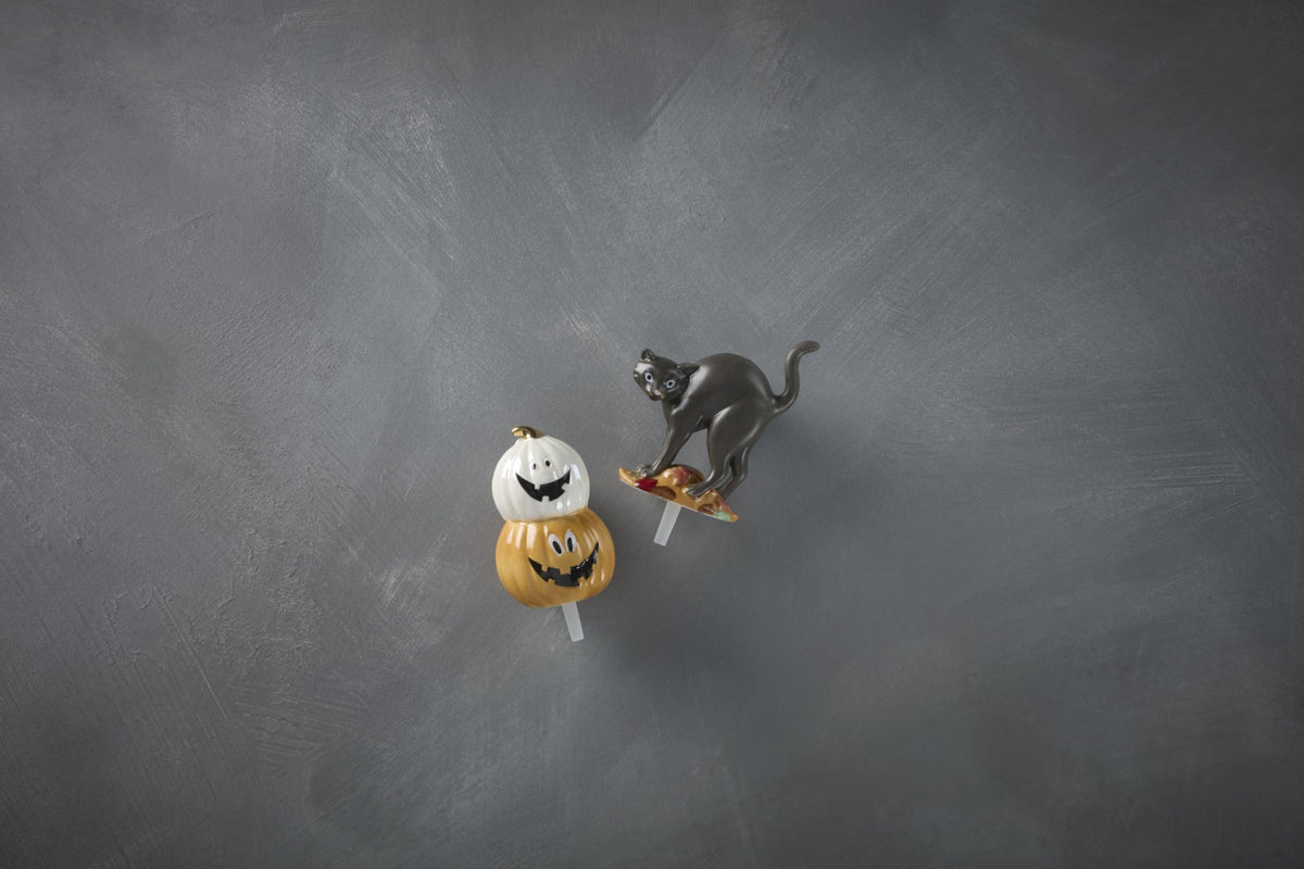 Lenox Profile Poppers Spooky Black Cat Halloween Figurine