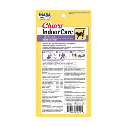 INABA Churu Indoor Care Cat Treats Lickable Tubes, Tuna, 24ct