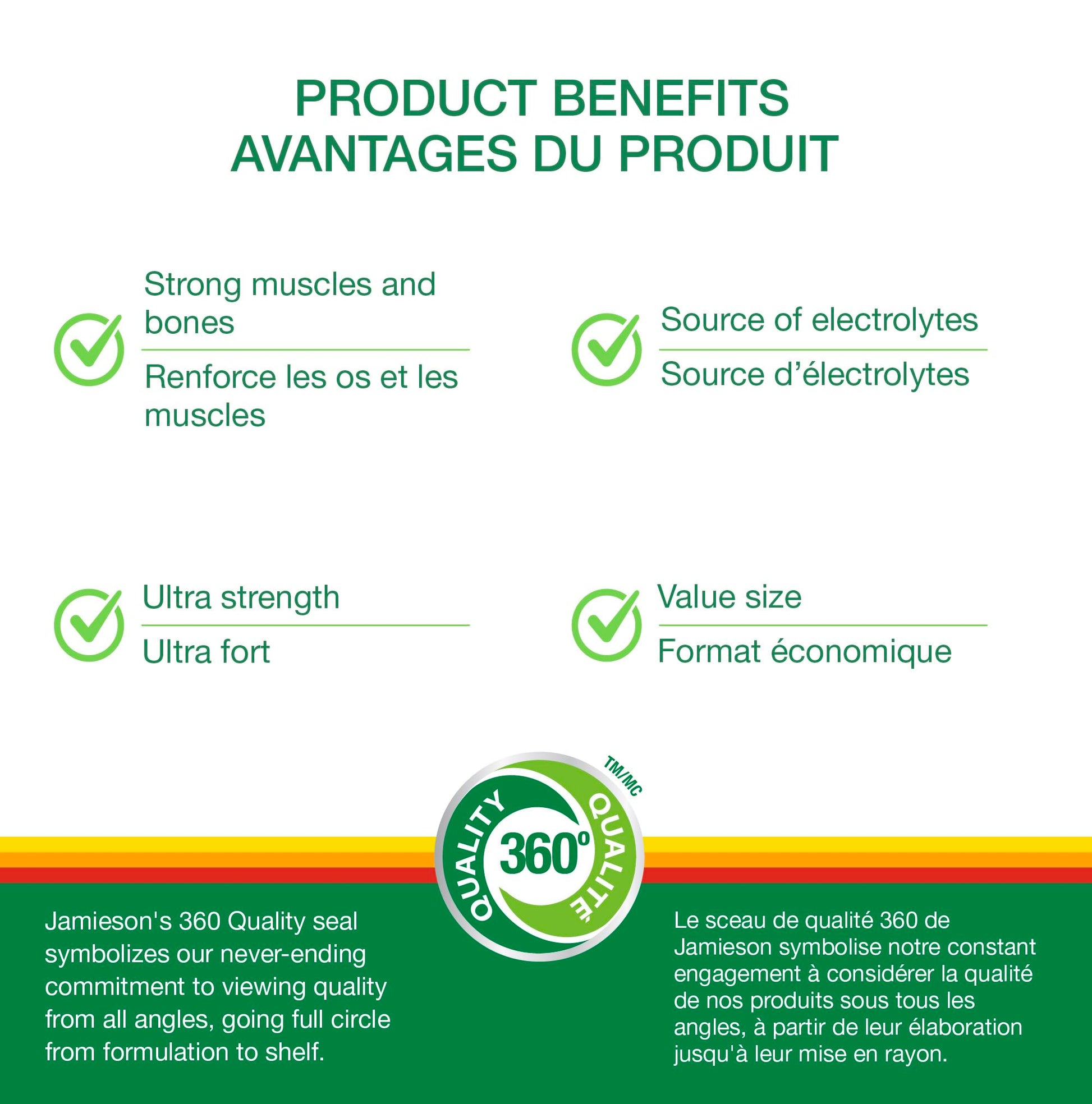 Jamieson Ultra Strength Magnesium 250 mg, Electrolytes, Supports Overall Health, Bone Health, and Muscle Function. Non-GMO, Gluten-Free, 150 Caplets, Proudly Canadian - Available at All In One Marketplace Canada