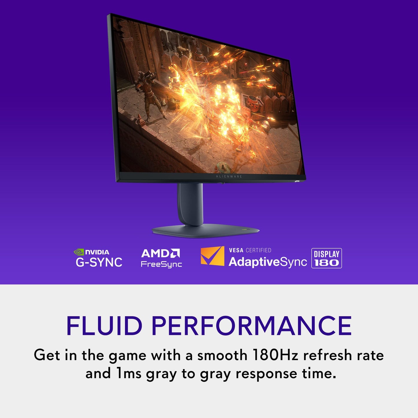 Alienware 27 Gaming Monitor AW2725DM, QHD Fast IPS, 180Hz, 1ms, G-SYNC 🍁 All In One Marketplace Canada