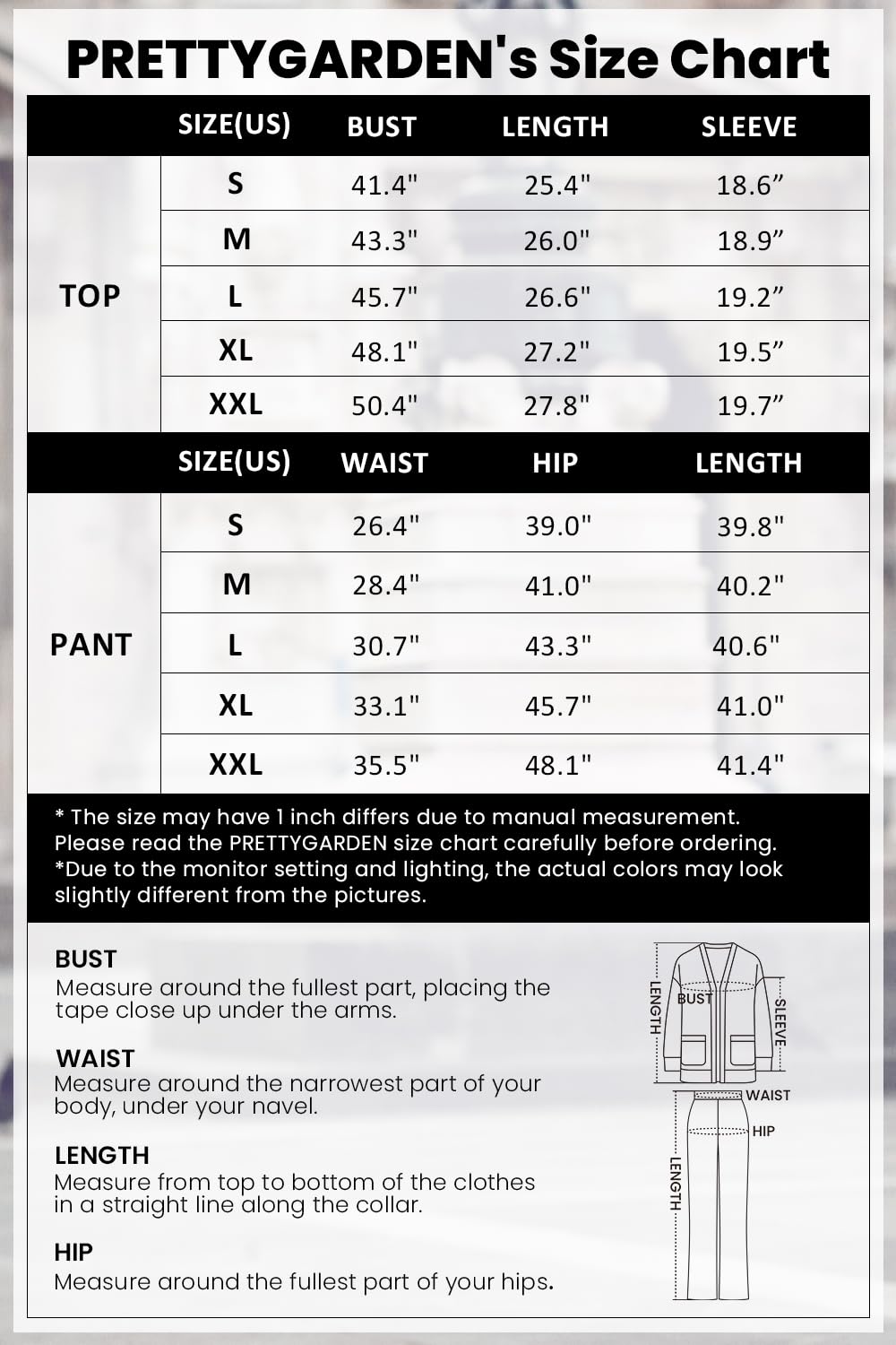 PRETTYGARDEN Women's Fall 2 Piece Knit Sweater Lounge Set(Grey,S) 🍁 All In One Marketplace Canada