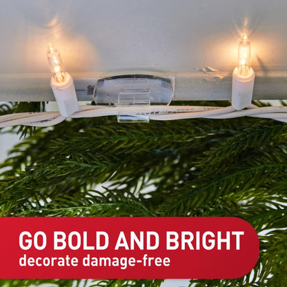 Command Outdoor Light Clips, Damage Free Hanging Outdoor Light Clips with Adhesive Strips, No Tools Wall Clips for Hanging Outdoor Lights and Cables, 20 Clear Clips and 24 Command Strips 🍁 All In One Marketplace Canada