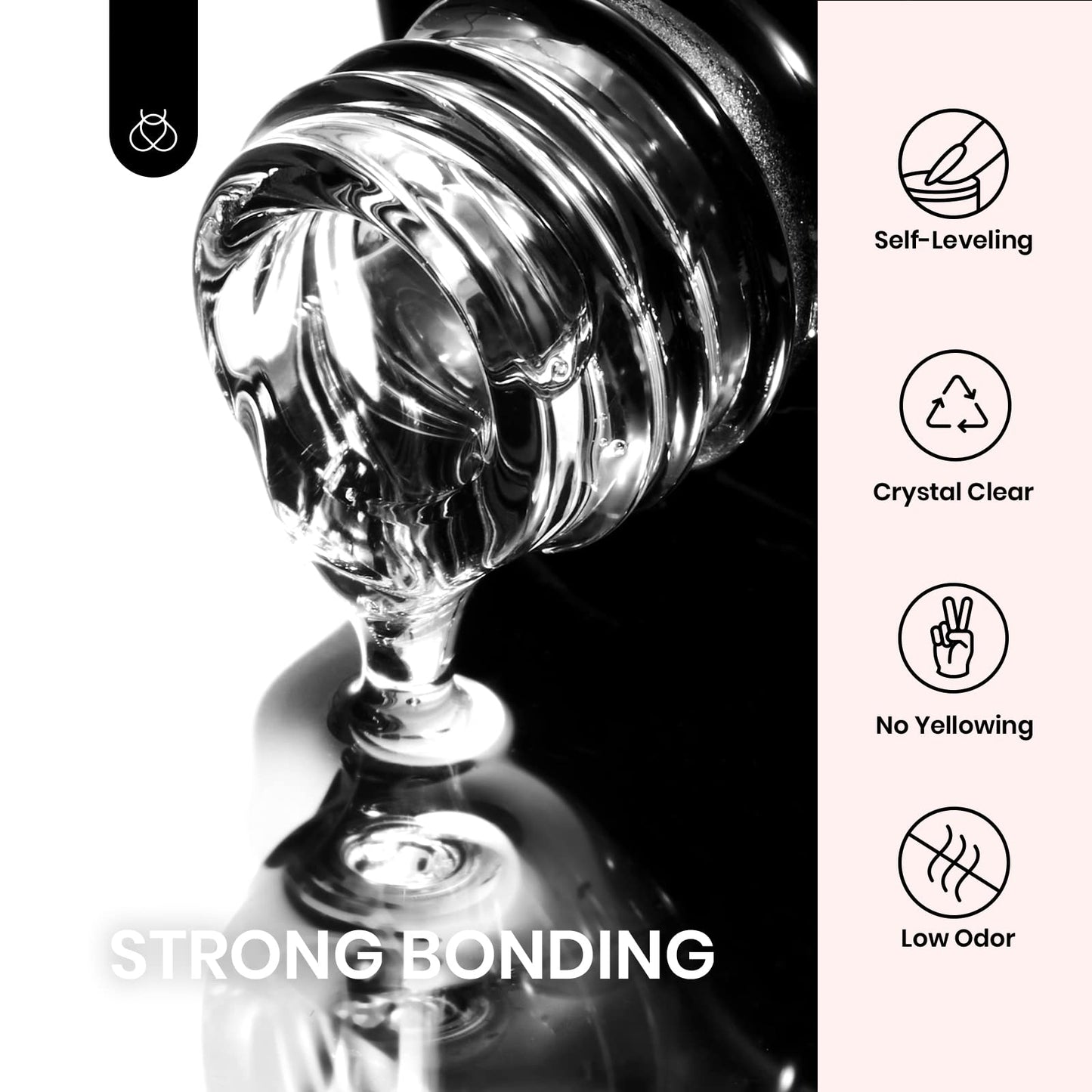 beetles Gel Polish 2Pcs 15ml Nail Glue Kit for Acrylic Nails, 5 in 1 Super Strong Brush in Nail Gel Glue for False Nails Tips and Gel Nail Polish Led Lamp Required - Available at All In One Marketplace Canada
