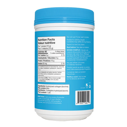 VITAL PROTEINS Bovine Collagen Powder, Hydrolyzed Collagen Per Serving - Unflavoured, 284 g