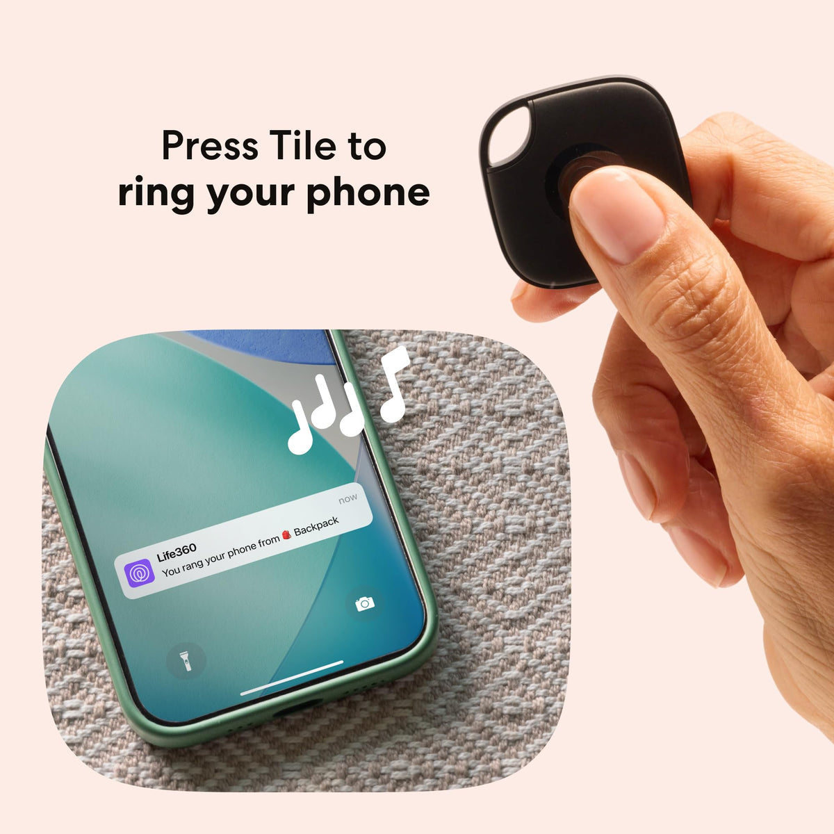Life360 Tile - Bluetooth Tracker, Keys Finder and Item Locator for Keys, Bags and More. Phone Finder. Both iOS and Android Compatible. 4-Pack (Black)