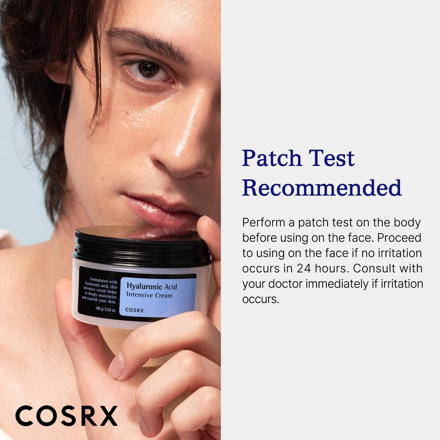 COSRX Hyaluronic Acid Intensive Cream, 100g | Moisturizing Wrinkle Cream | Korean Skin Care, Vegan, Cruelty Free, Paraben Free Cosrx