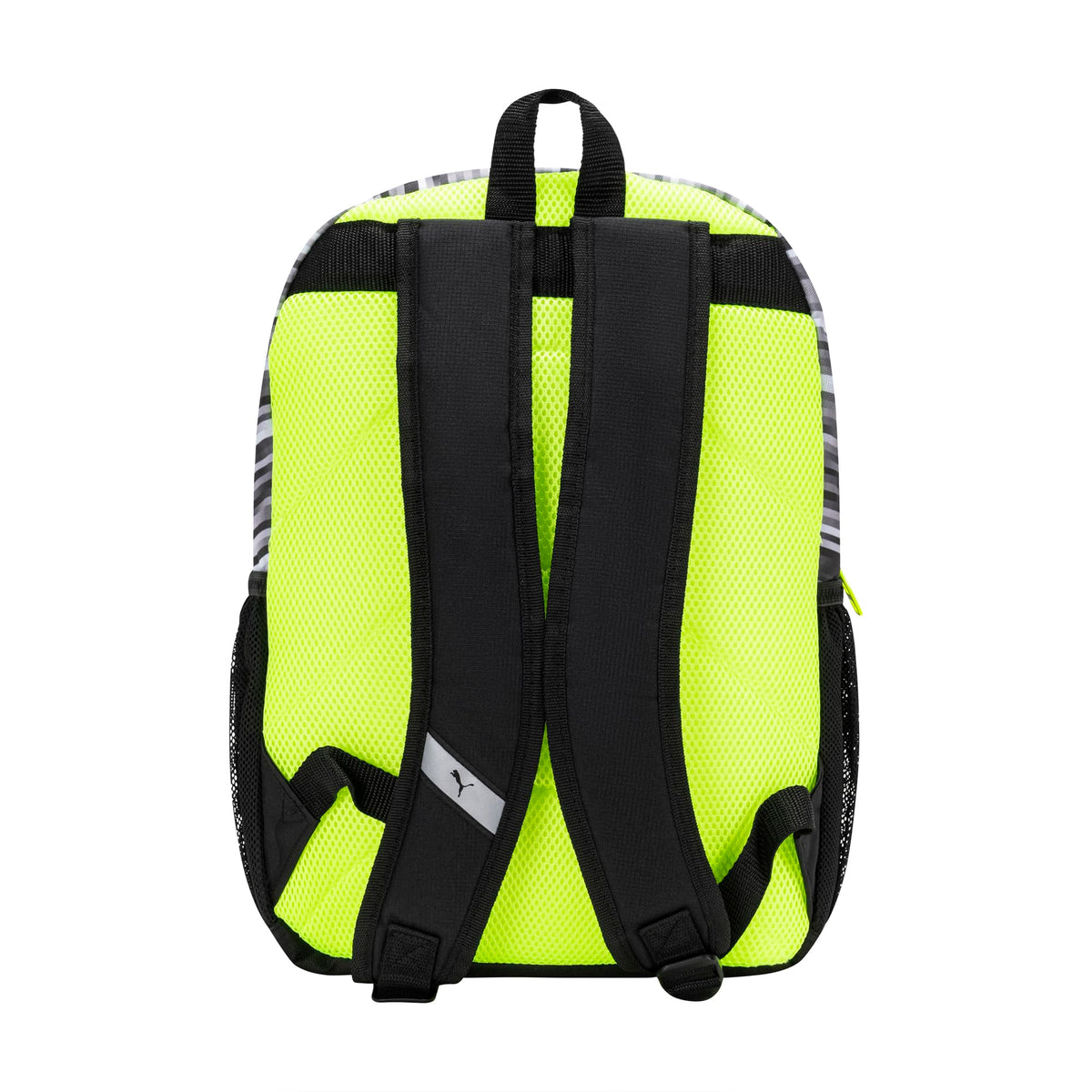 PUMA Kids' Meridian Backpack, Gray/Yellow Backpack, Youth Size