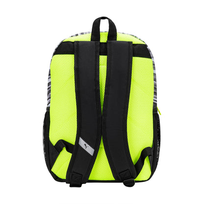 PUMA Kids' Meridian Backpack, Gray/Yellow Backpack, Youth Size